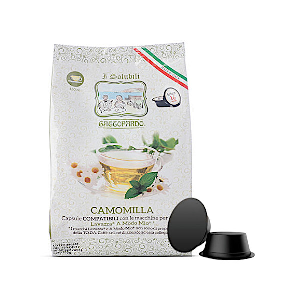 128 CAPSULES MY CHAMOMILE 8 BLISTERS OF 10 PIECES (COMPAT. LAVAZZA A MODO MIO)
