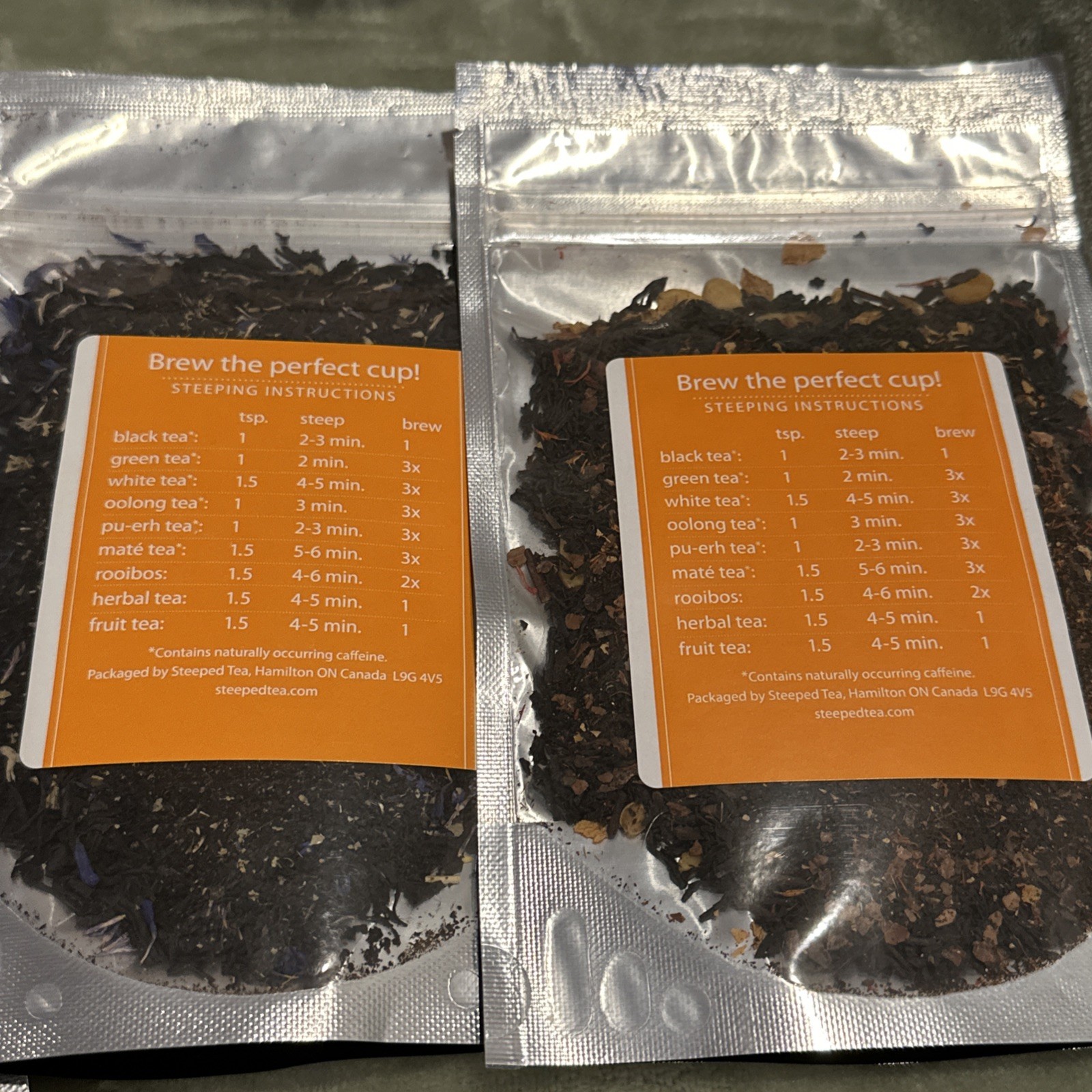 Steeped Tea- Mega Bundle Loose Leaf Teas. Flavor Variety! Great For Gifting!