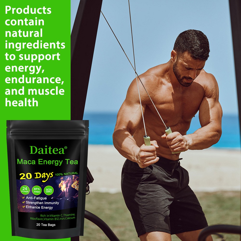 Maca Energy Tea – Male Testosteron Booster, Boosts Energy and Stamina 10/20 bag