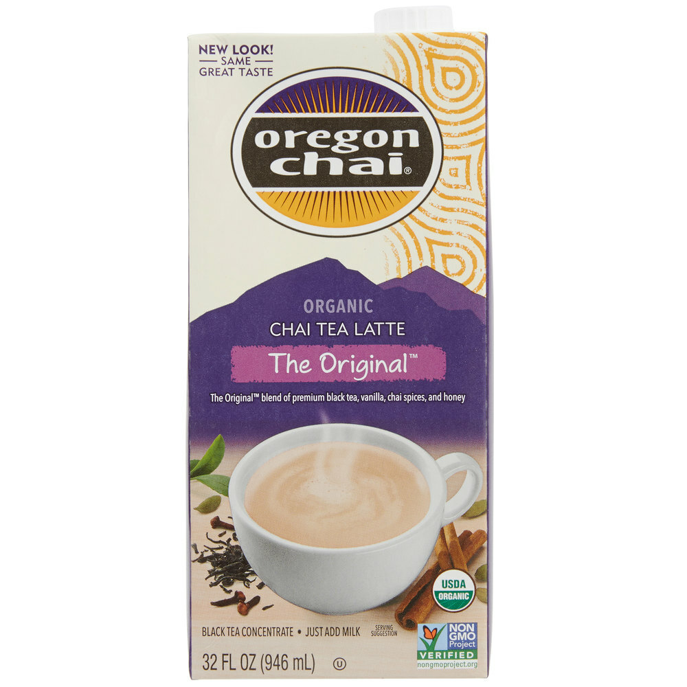 32 fl. oz Oregon Chai 1:1 tea Concentrate (select flavor below)