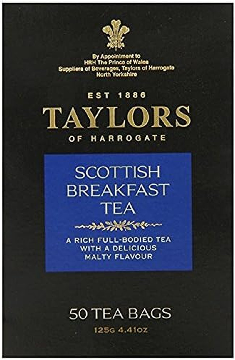 , Tea; Scottish Breakfast – 50 Teabags, Pack of 6