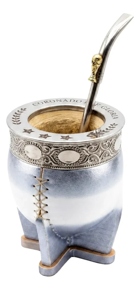 Mate Imperial Argentina Coronados De Gloria Bombilla Mundial