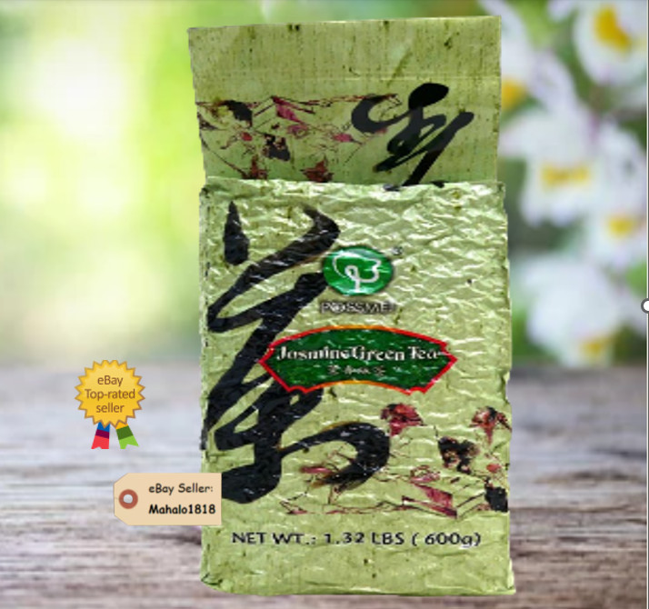 POSSMEI Jasmine Green Tea Loose Leaf, 1.32 Pound (600g)