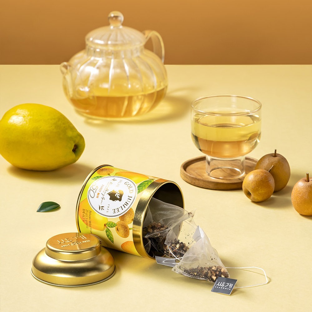 Korean Wild Pear Tea 10 Bags | Jirisan Blend with Quince | Ssanggye