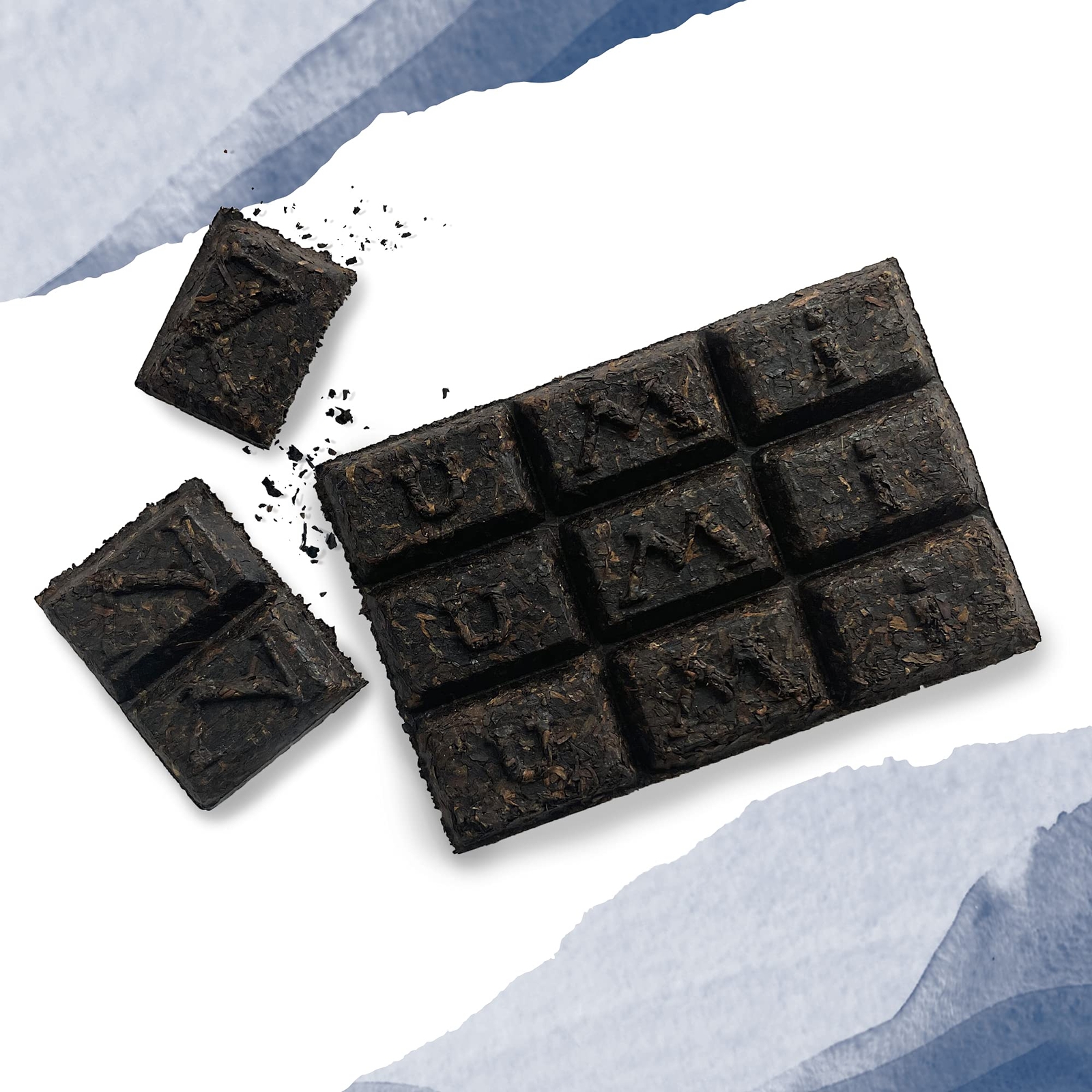 Numi Organic Aged Pu erh Tea Brick 2.2 Ounce Compressed Loose Leaf Tea