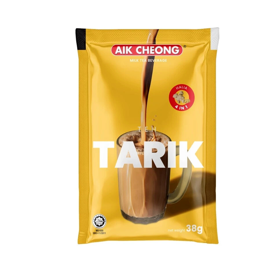 AIK CHEONG 4 IN 1 TEH TARIK HALIA 456g (38g x 12 STICK) MALAYSIA PRODUCT