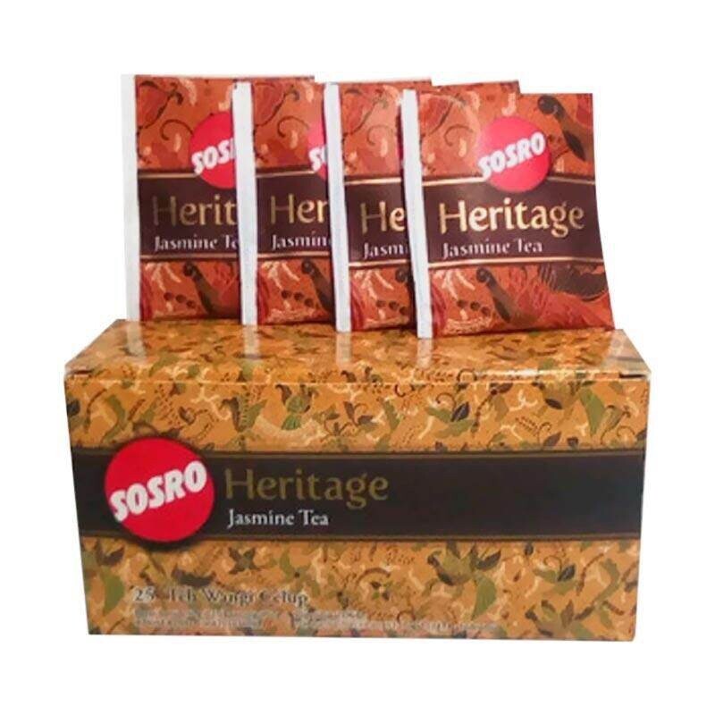 2Pax SOSRO HERITAGE JasminTea Dip Tea Stronger Fresh Fragrance Premium Indonesia
