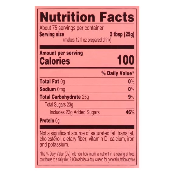 4C Natural Peach Iced Tea Mix, 66.1 oz (4lbs 2.1oz)