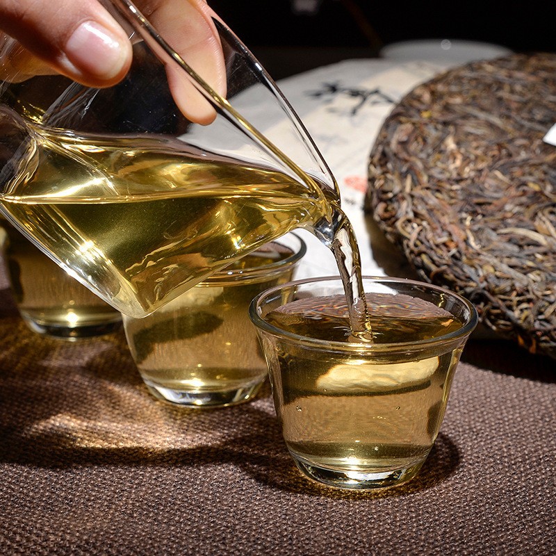 2020 Raw Puerh Tea Cake (Sheng Cha) 357g – Huazhu Liangzi Ancient Tree