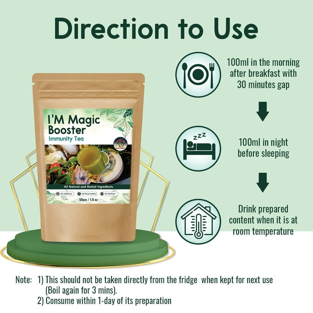 DR .SHALINI I’M Magic Booster Immunity Tea (50gm) LONG EXPIRY