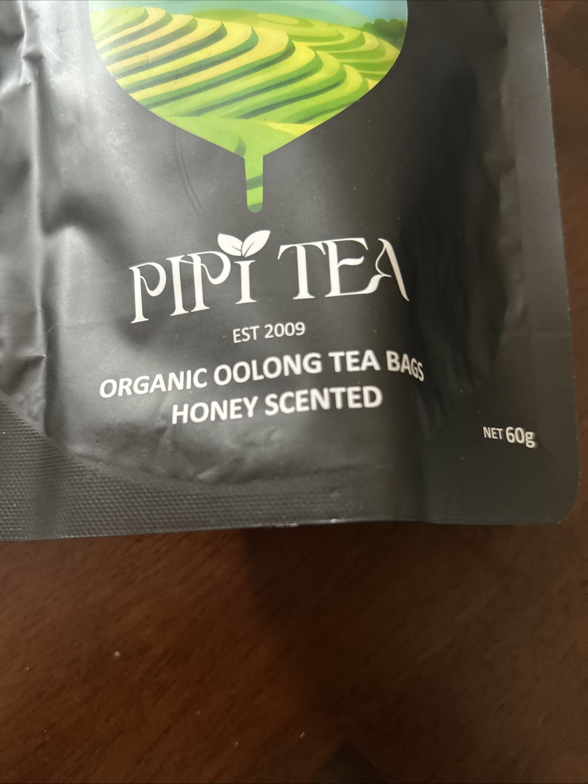 Pipi Tea Organic Honey Scented Oolong Tea- 20 bags – Exp 1-29 New Sealed