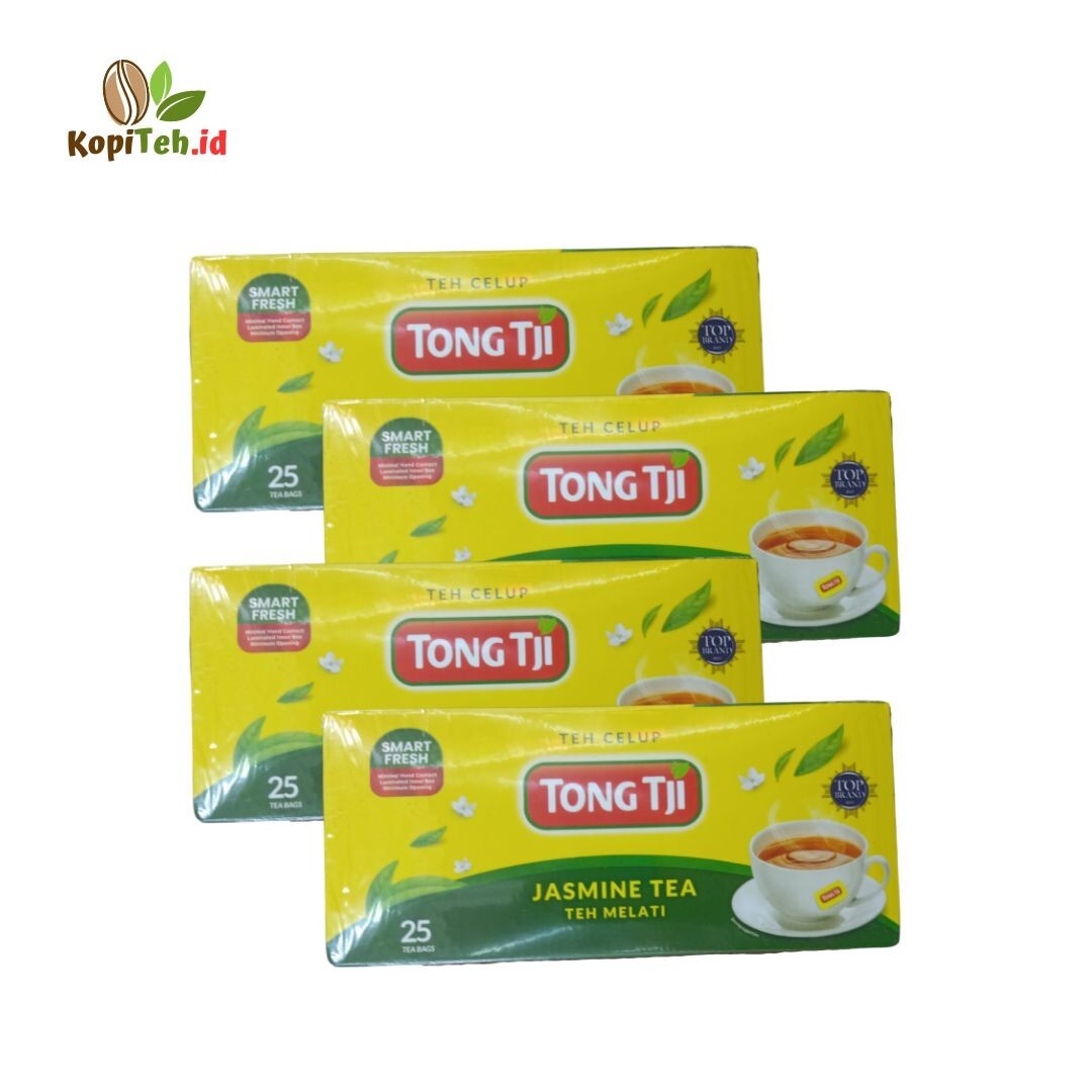 4x 25 Bags Teh Celup Tong Tji jasmine tea from Indonesia