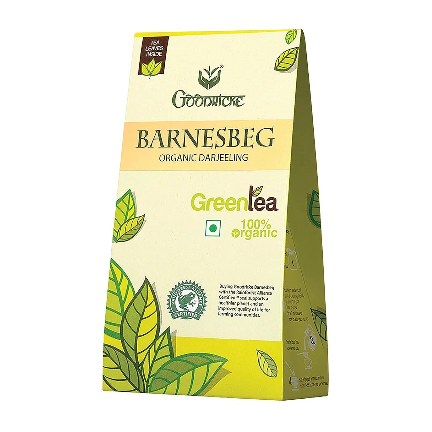 Goodricke Barnesbeg Organic Darjeeling Green Tea 100G Free Shipping World Wide