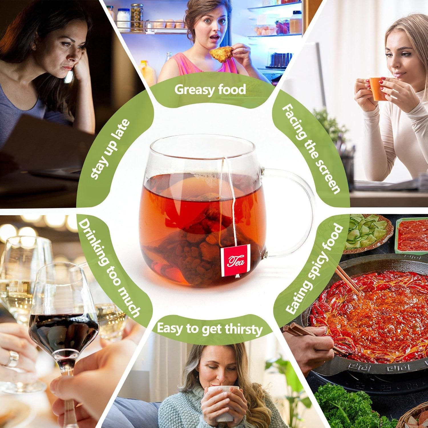 Ginseng and wolfberry tea Maca Mulberry Kidney Detox Liver Tea