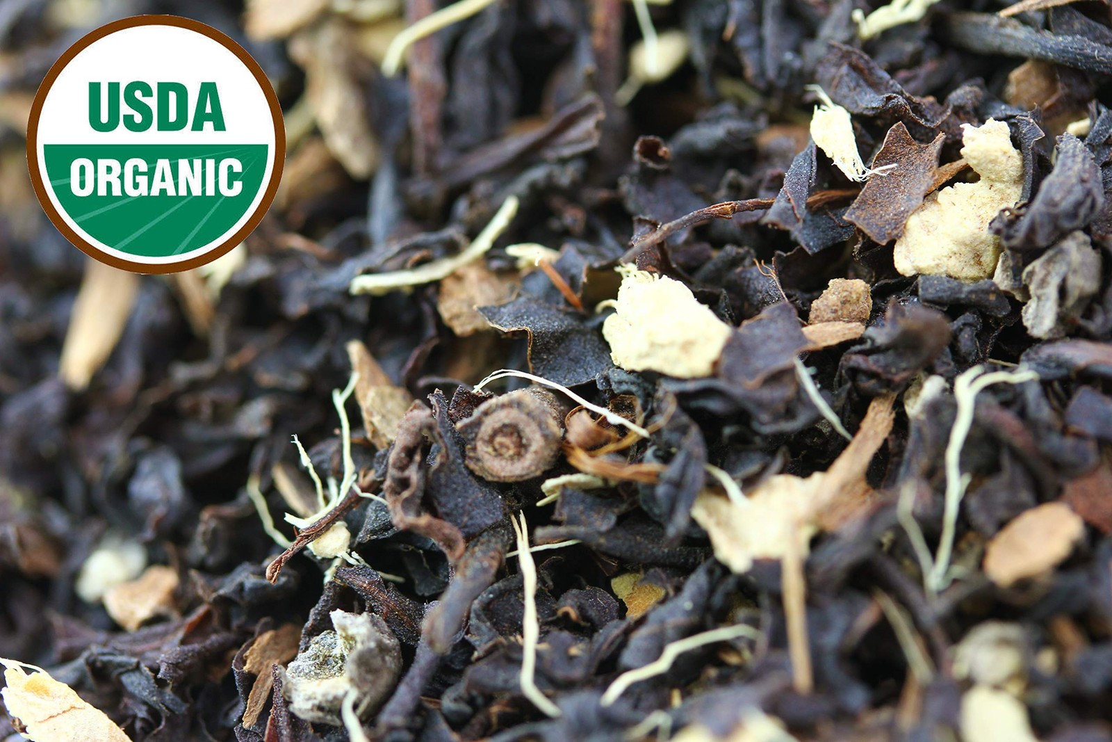 Organic Chai Tea Loose Leaf | 110+ Cups | Black Tea, Cinnamon, Cardamom, Cloves