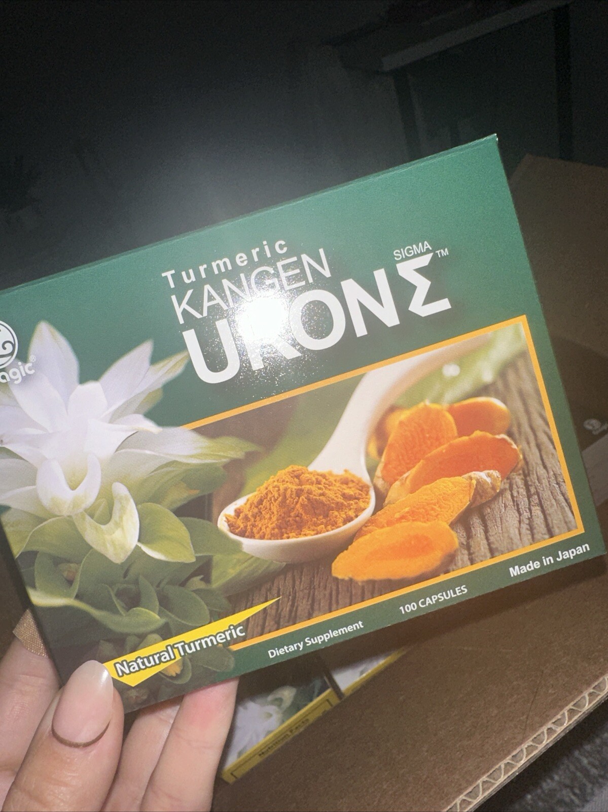 Kangen Ukon Turmeric Tea 60 Bags Per Box (5 Boxes) 100% Organic + Supplements