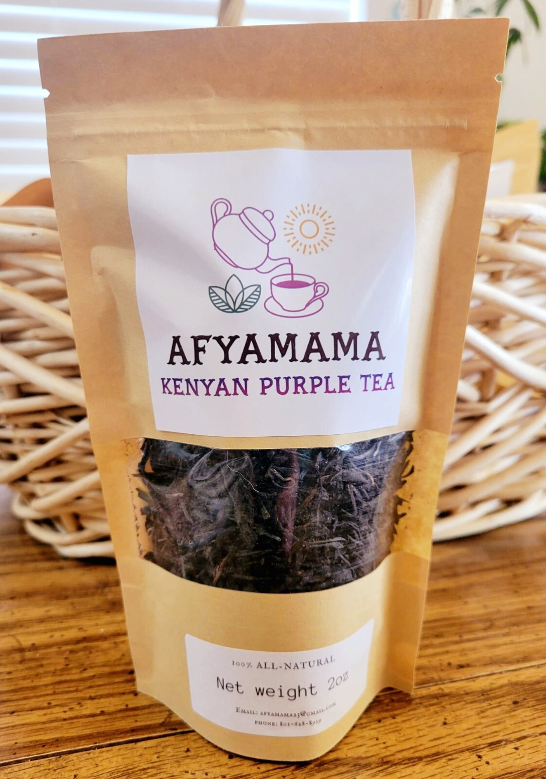 Kenyan Full Leaf Purple Tea Roasted | Antioxidants | Anti Aging | Healthy Weight