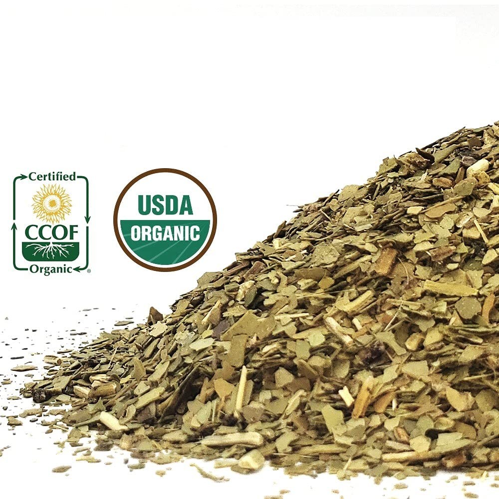 GOYERBAMATE Premium Organic Yerba Mate Smoke Free, Pure Leaf 4 x 500g 1.1 lbs