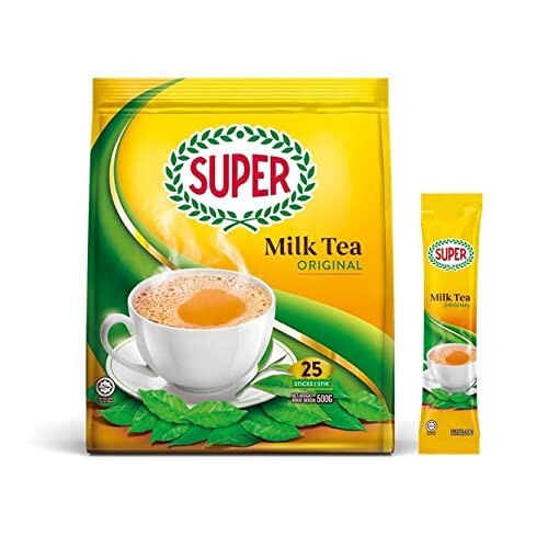 2 PACK SUPER MILK TEA ORIGINAL 25 STICKS EACH BAG