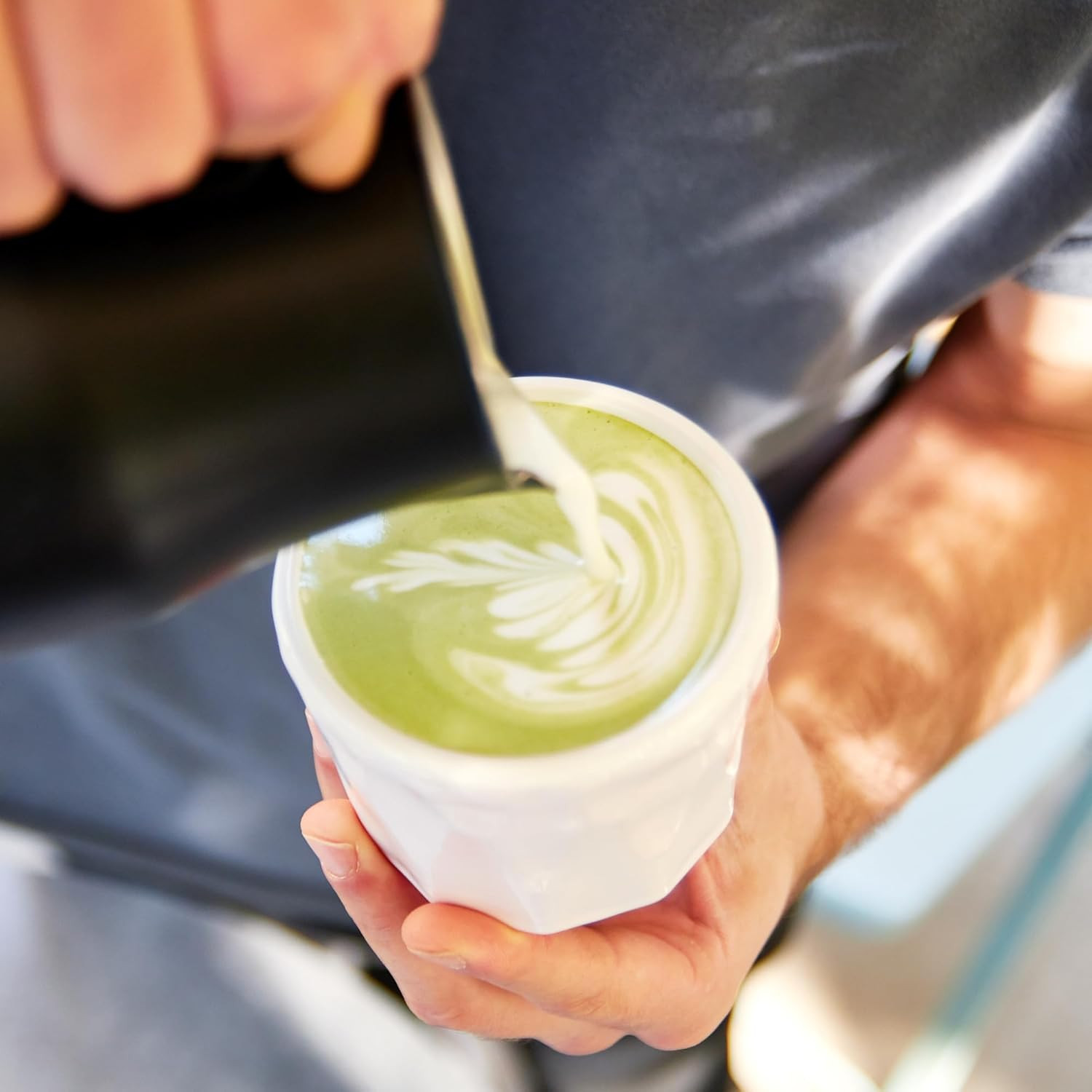 Matcha Moringa Organic Superfood Latte – Matcha Green Tea Powder for Natural Caf