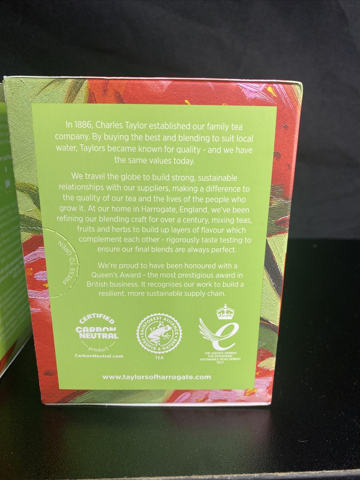 ( Lot Of 2 ) Taylors of Harrogate Tea – Strawberry & Vanilla Tea ( Exp 05/2026 )