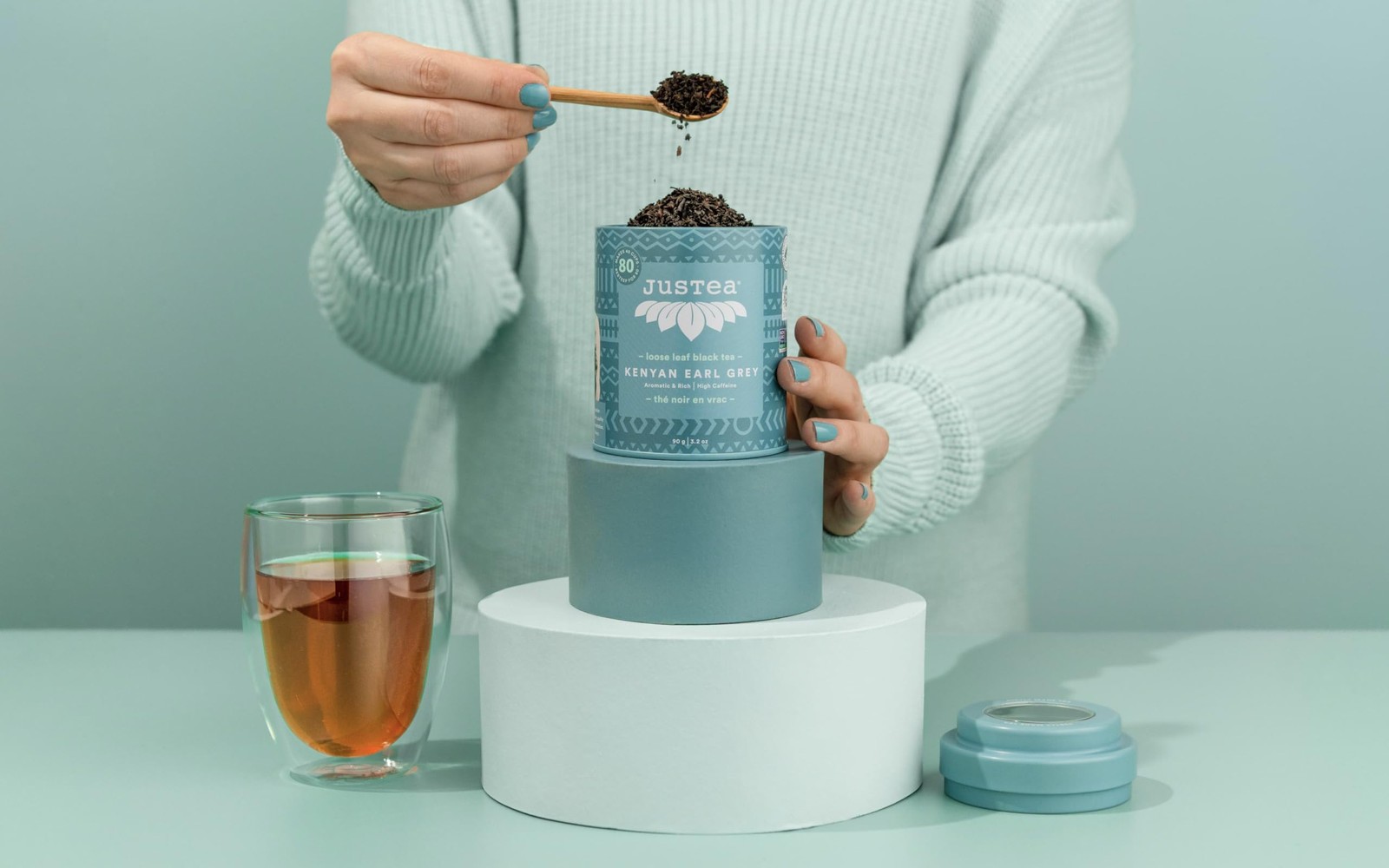 KENYAN EARL GREY | Loose Leaf Black Tea | Tin with Hand Carved Tea Spoon | 40…