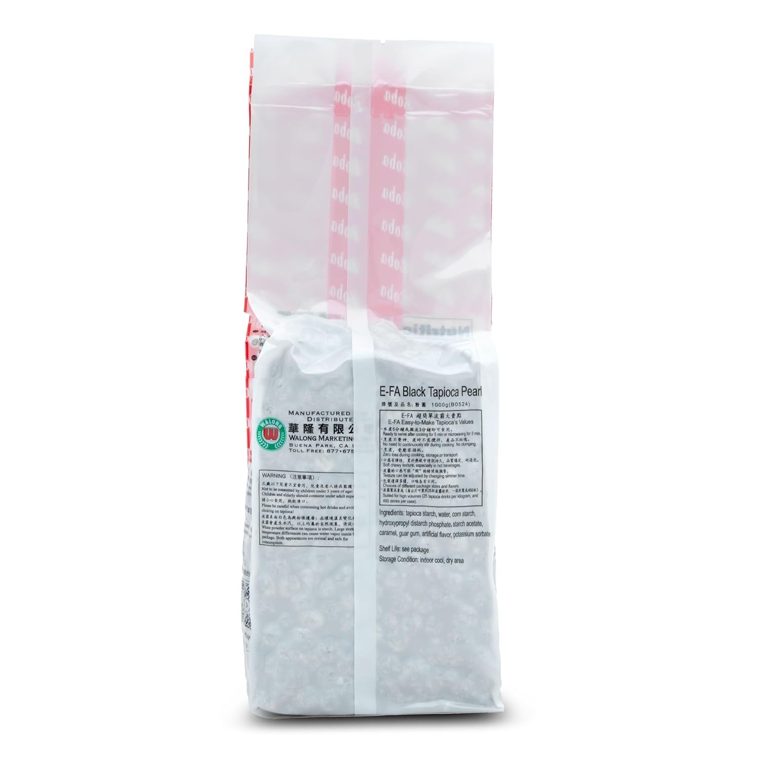 2.2 LB Pack of Black Tapioca Pearls, Perfect for Authentic Bubble Tea Experience