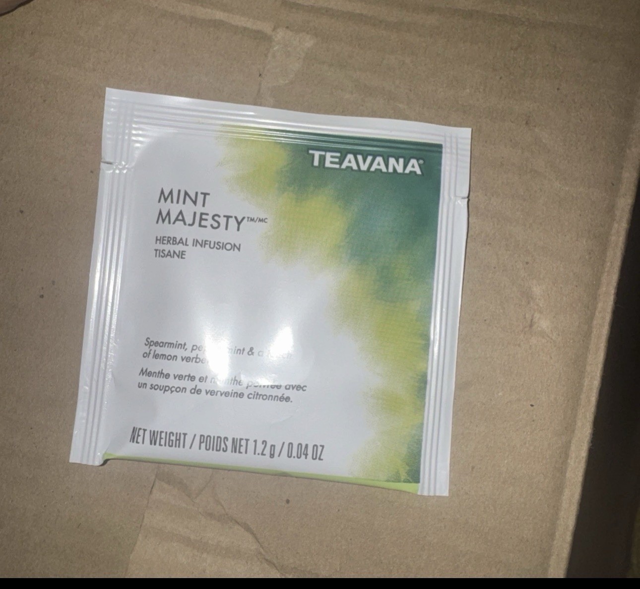 Teavana Tea Mint Majesty 100ct Tea Sachets BB 10/2026