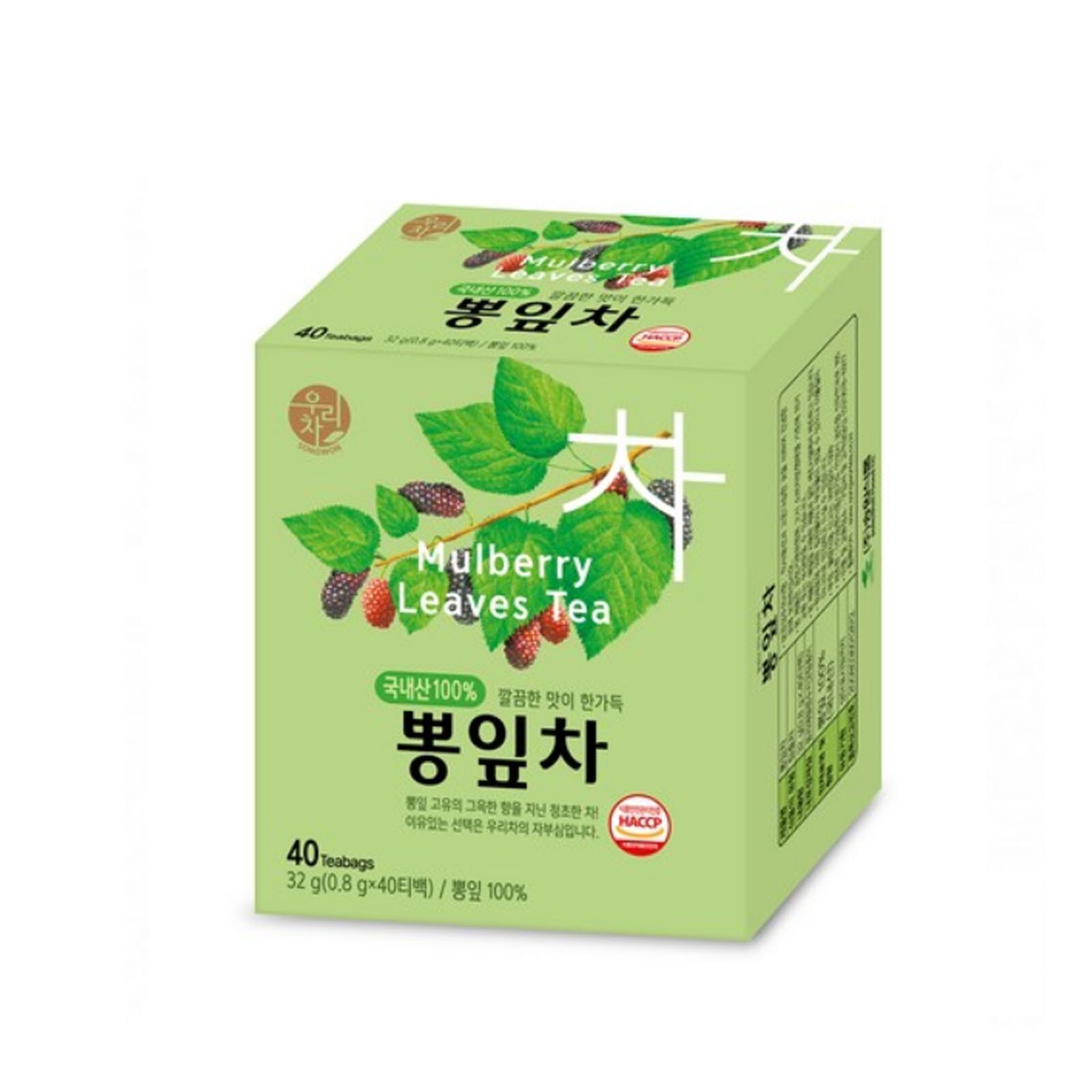 Korean Songwon Mulberry Leaves Tea 40 Tea bag Free Shipping wt Tracking