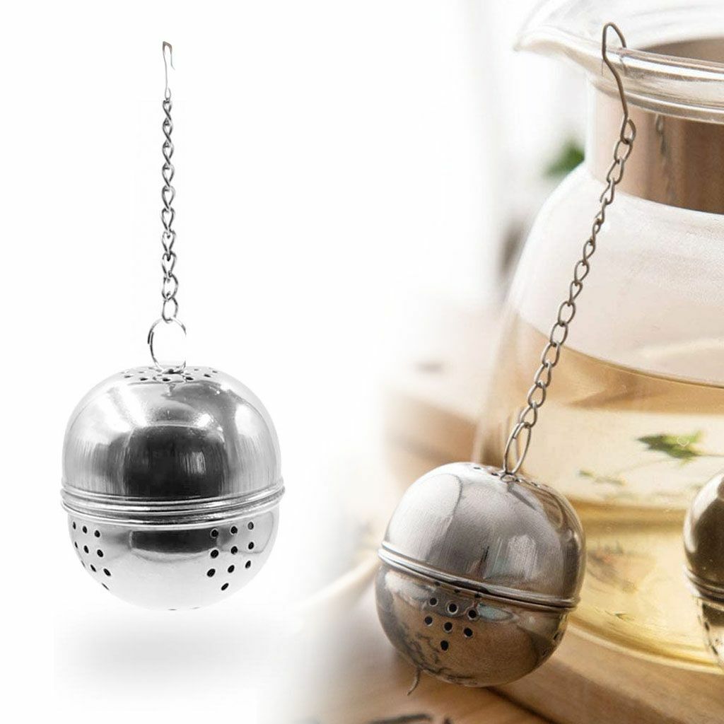 3pack Tea Infuser Ball Mesh Loose Leaf Herb Strainer Stainless Steel Locking