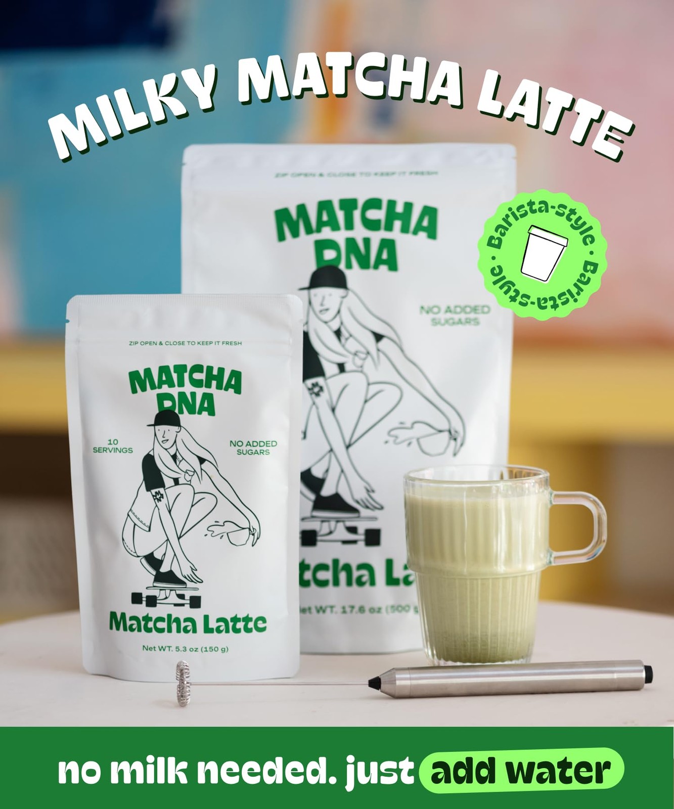 MatchaDNA Matcha Latte – Sweet Powder with 5.3 Ounce (Pack of 1)