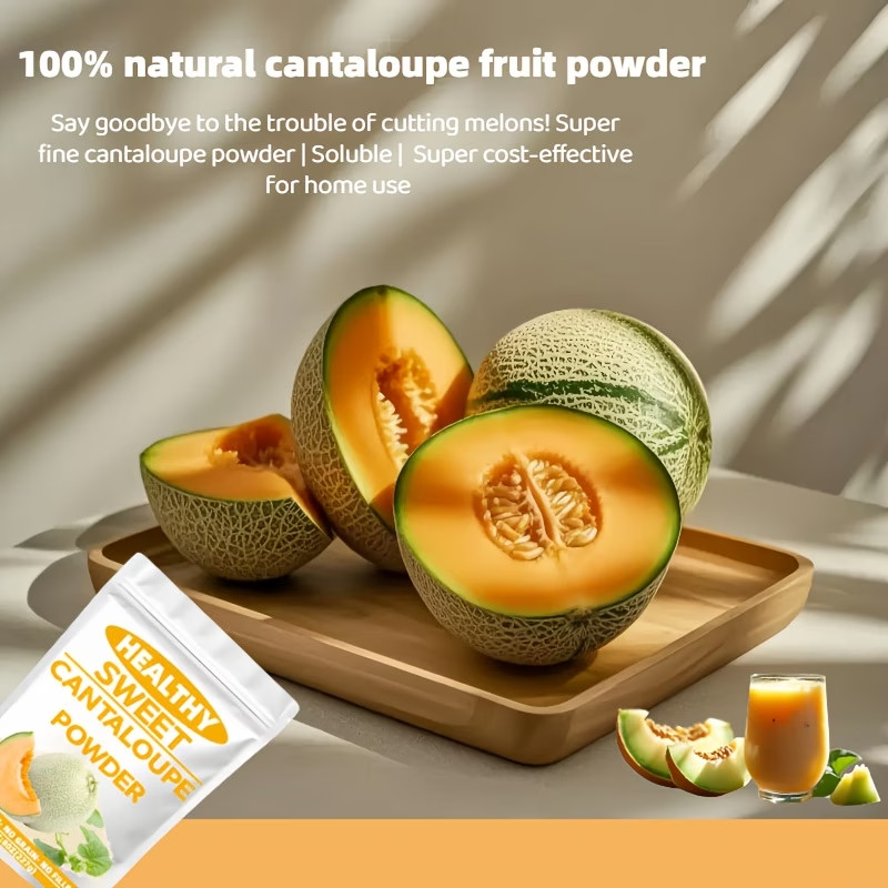 Vegan Natural Cantaloupe Powder Freeze-dried to Lock Freshness Full Of Vitamin C