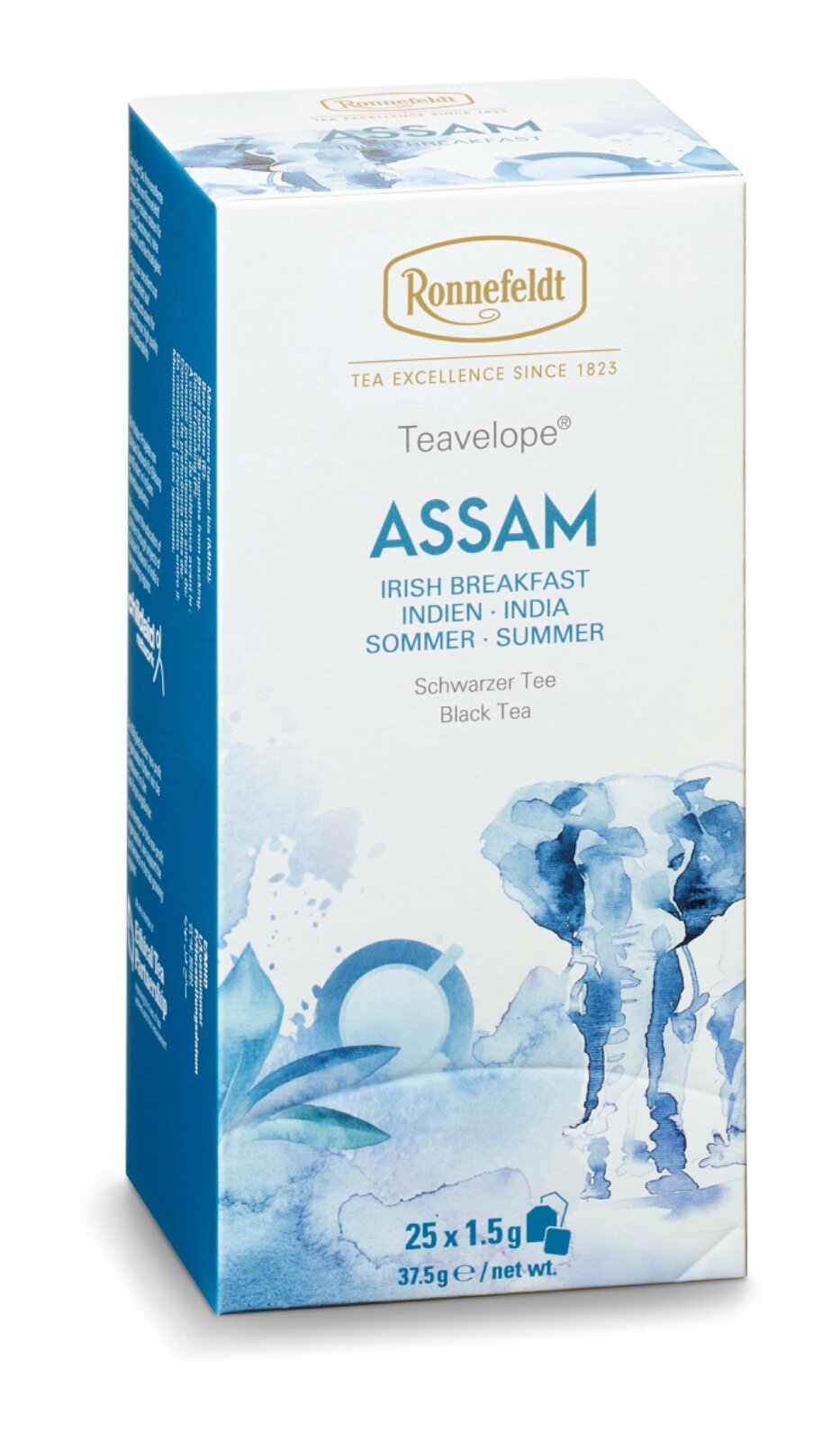 Ronnefeldt Teavelope® Assam. Irish breakfast black tea. 25 tea bags.