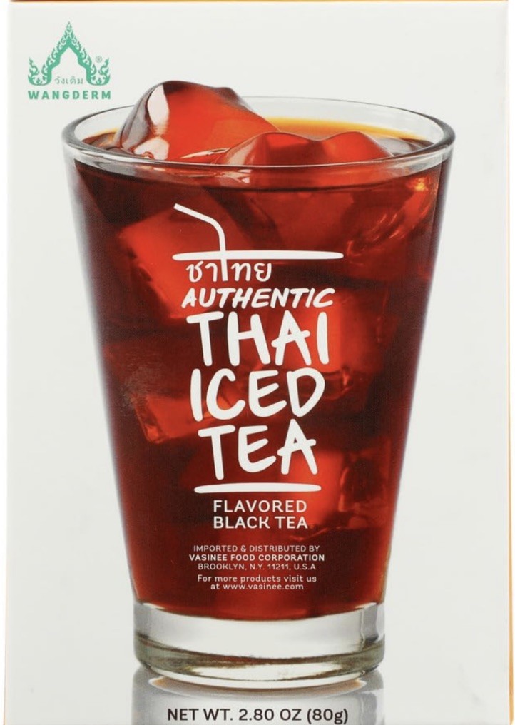 92 Tea Bags Wang Derm Authentic Thai Iced Tea Black 4 – 2.8 Oz Boxes 23 Each
