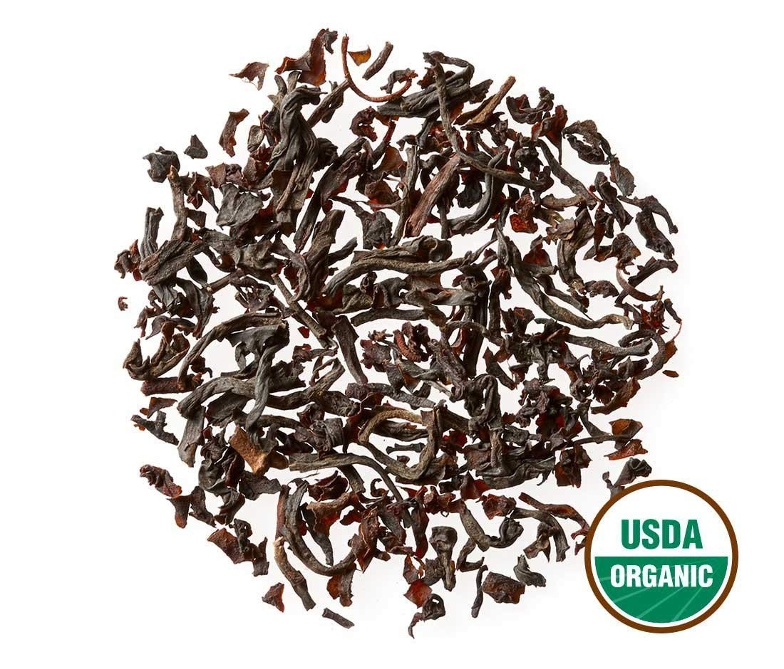 Organic English Breakfast Loose Leaf Black Tea Non GMO 4 Tea Bags, Black Tea