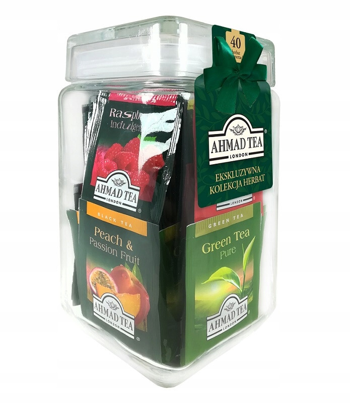 AHMAD TEA London Collection in Glass Jar 40 tbs