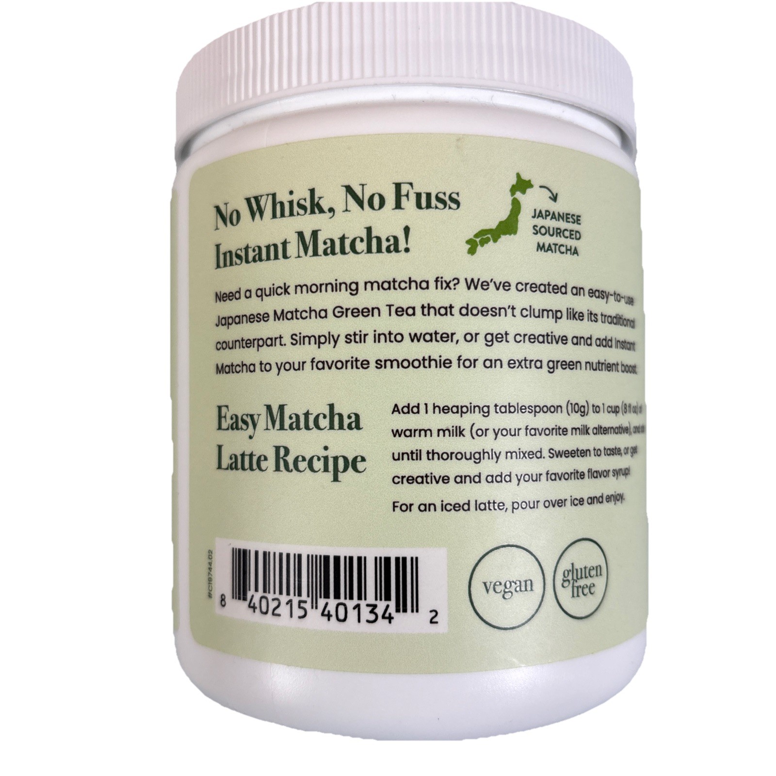 Karma Kitchen Instant Matcha Premium Japanese Green Tea 6 oz Gluten Free NEW