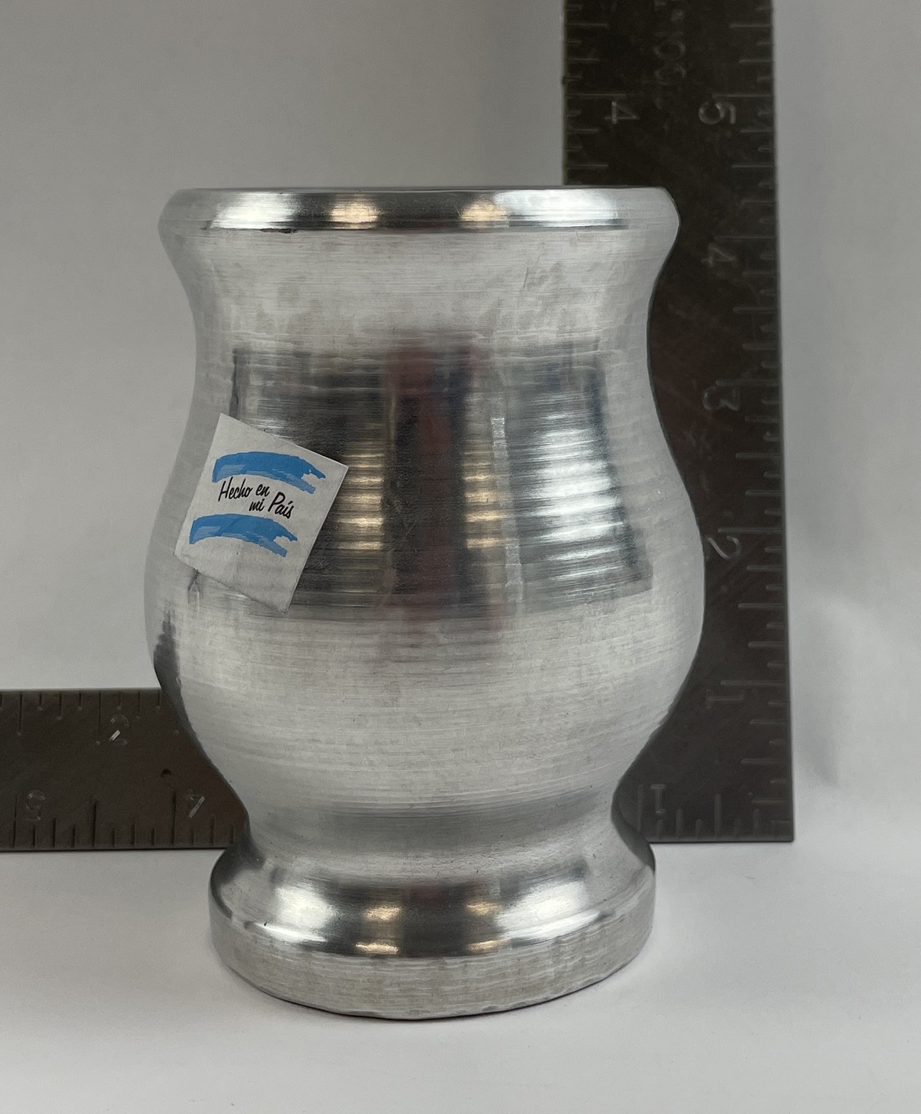 Mate Gourd Silver Double Walled Stainless Steel