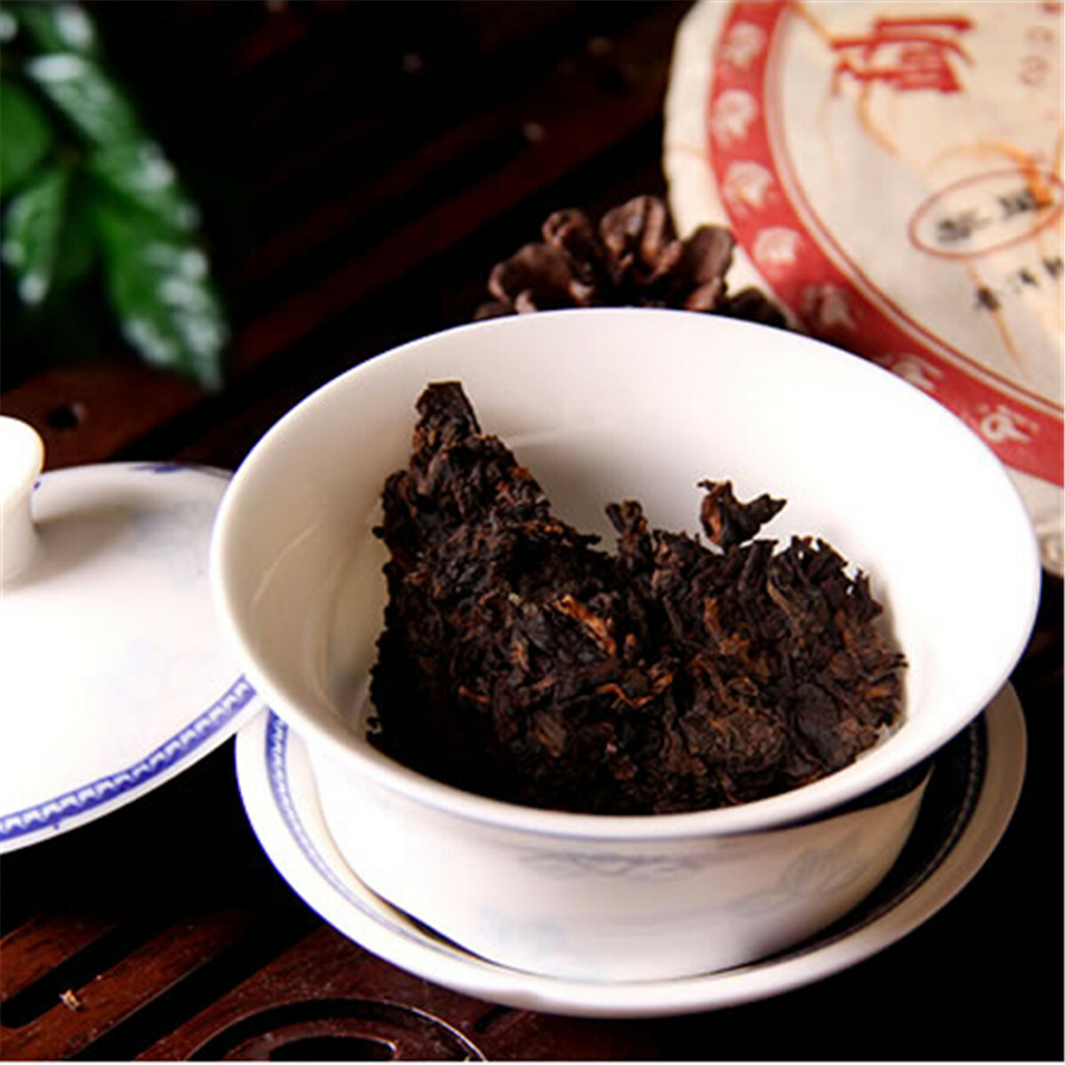 357g Famous Puer Tea Yunnan Specialty Ripe Pu-erh Tea Pu’er Tea Cake Black Tea