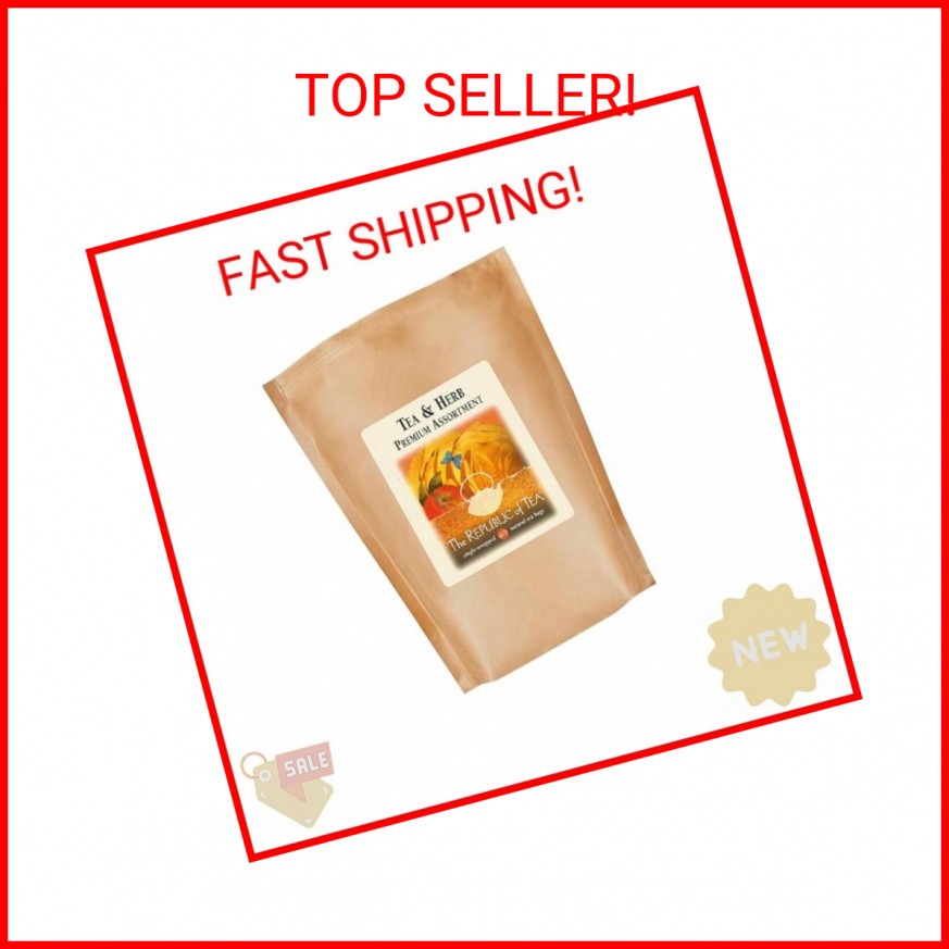 The Republic of Tea – Premium Assortment of Teas & Herbs, 40 Individually Wrappe