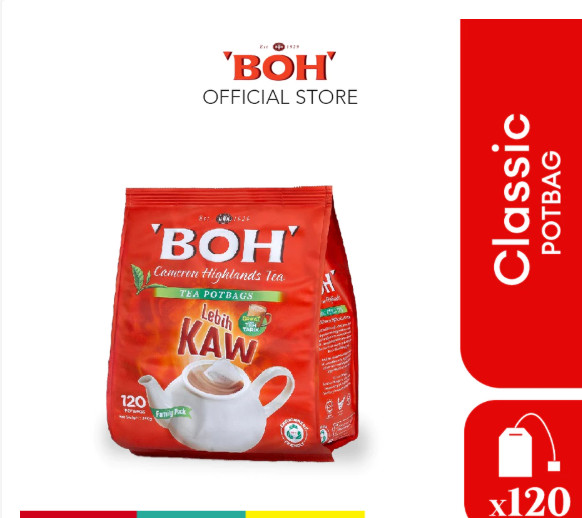 Bundle of 3 – BOH Cameron Highlands Lebih Kaw Black Tea (120 Bags Each)
