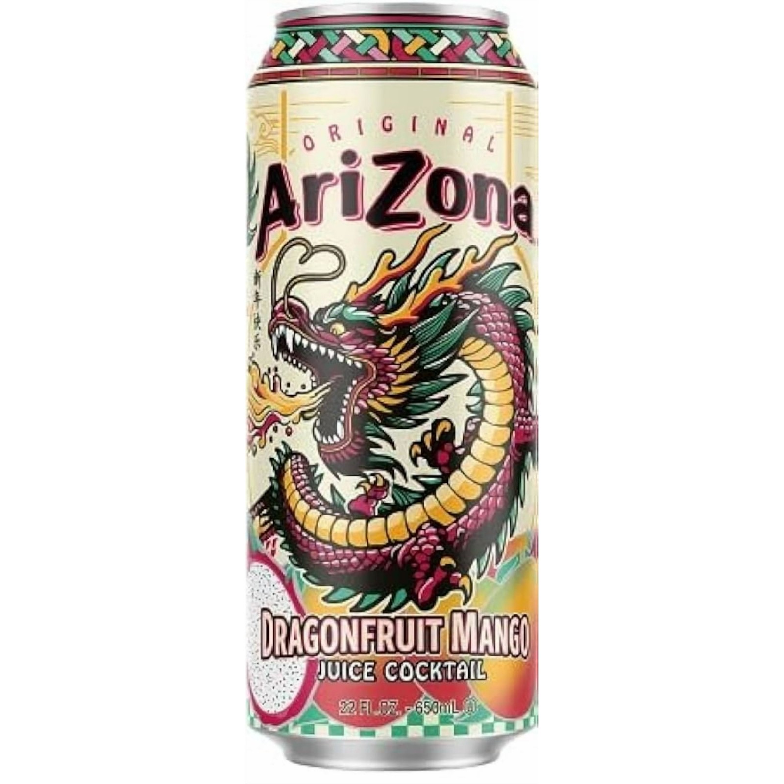 Arizona Drinks Dragon Fruit Mango-Grapeade, 23 fl oz Cans (12PK 6 each flavors)
