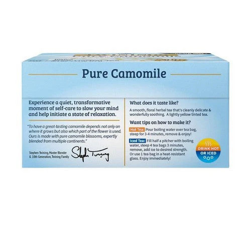 Pure Camomile Tea 50 Bags (Case of 6) By Twinings Tea