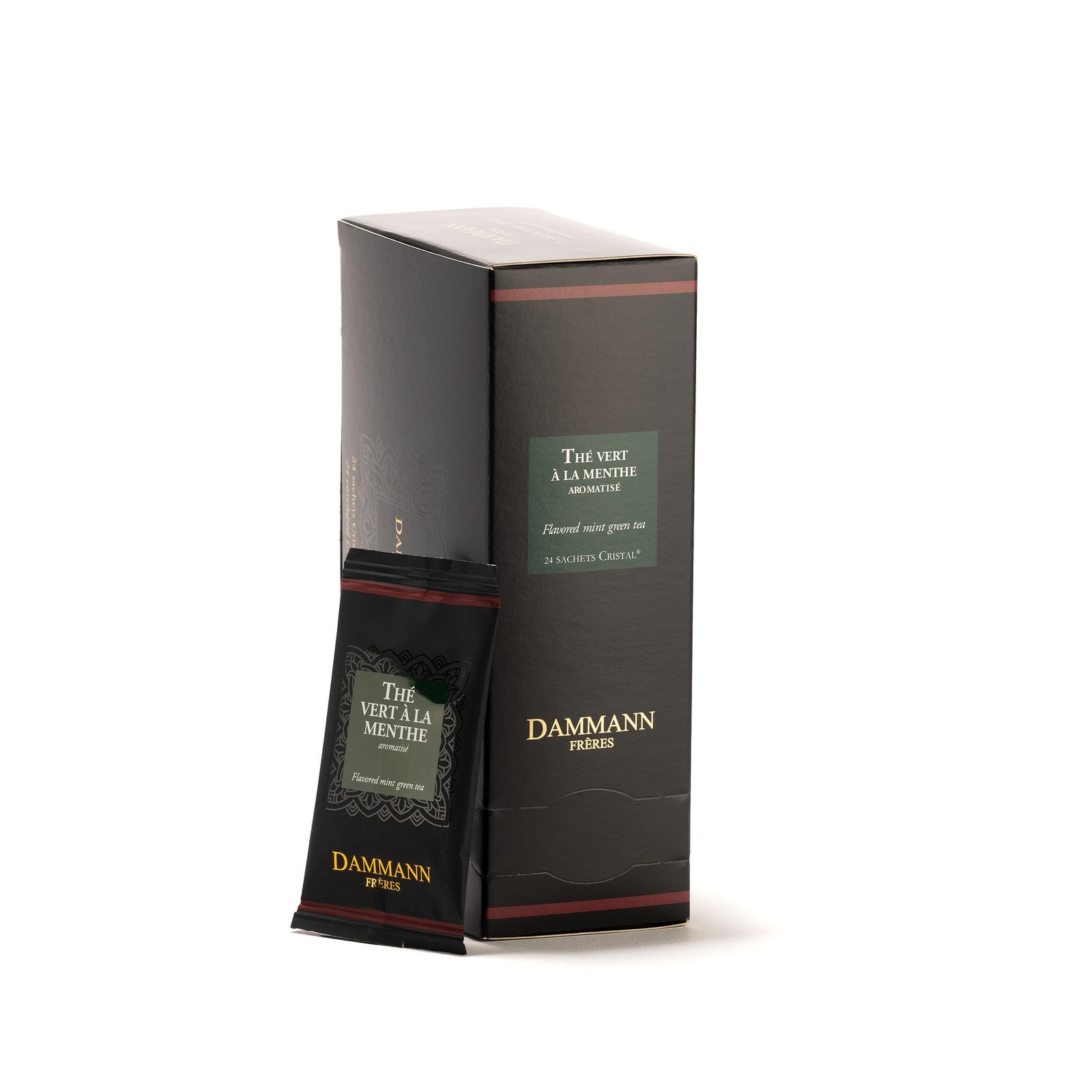 Dammann Freres Satchets, Green Mint Tea Bags, Premium Gourmet French Green Te…