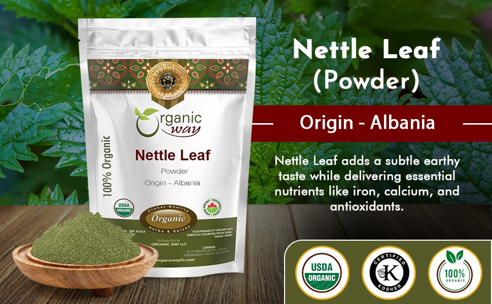 Nettle Leaf Powder (Urtica dioica) – Herbal Tea | European Wild-Harvest |