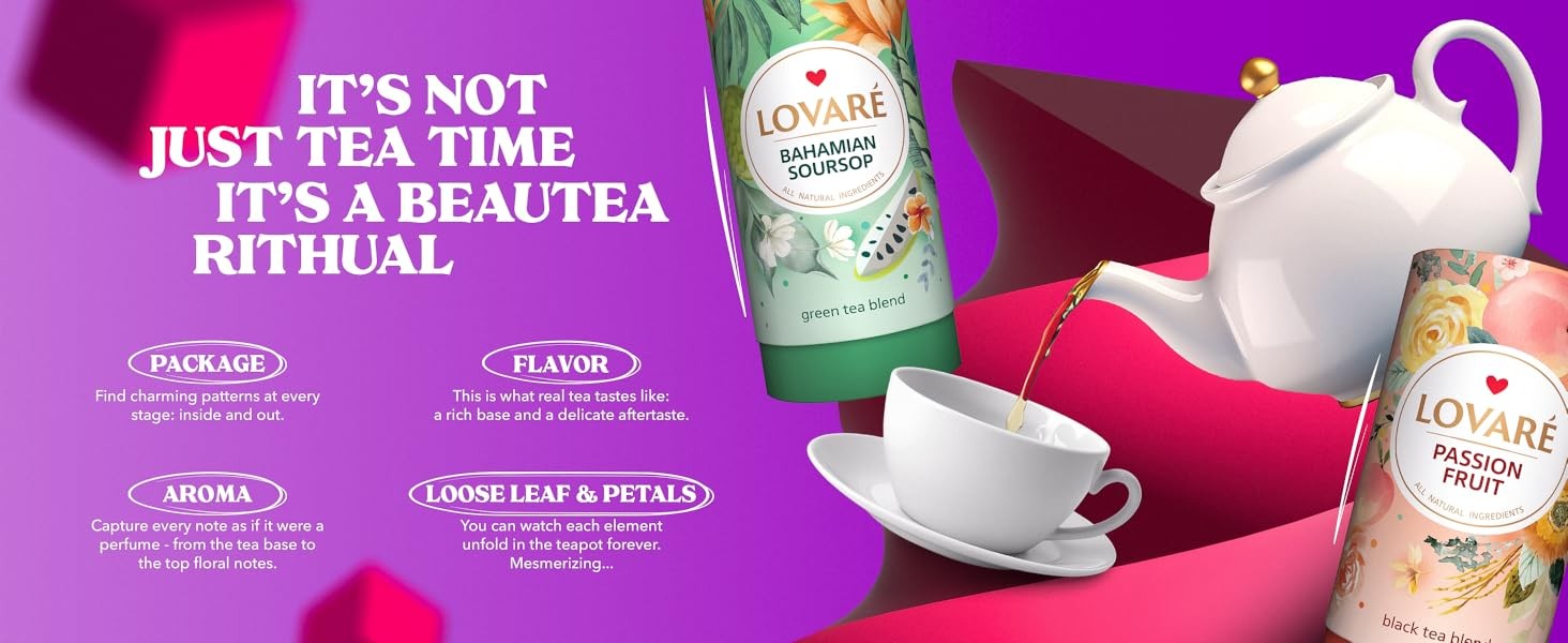 Bahamian Soursop Loose Leaf Tea – 80 g Premium green tea blend with Pieces &