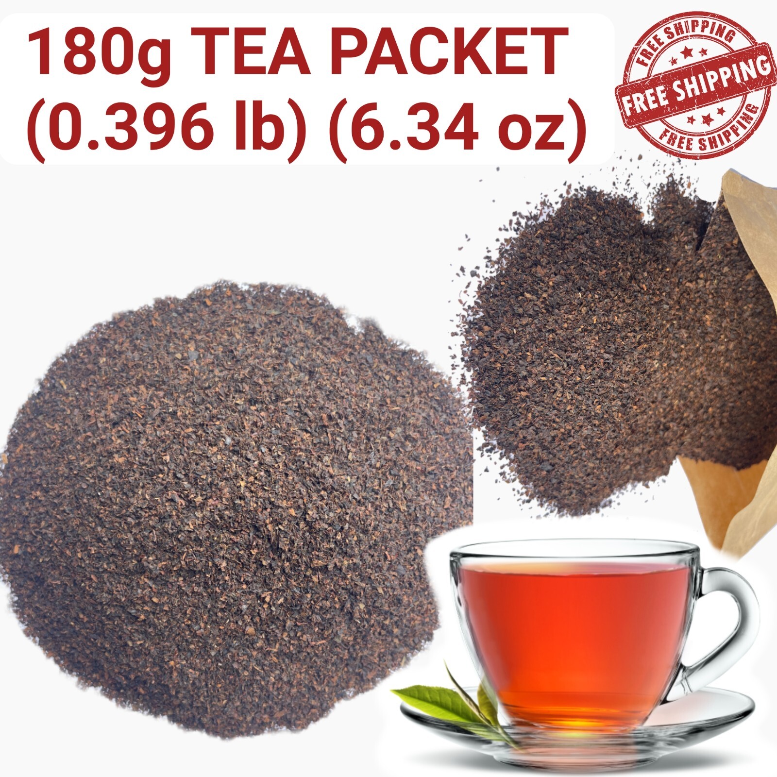 180g(6.34 oz)PACK Ceylon Tea Loose Leaf Organic Srilankan High Quality Black Tea