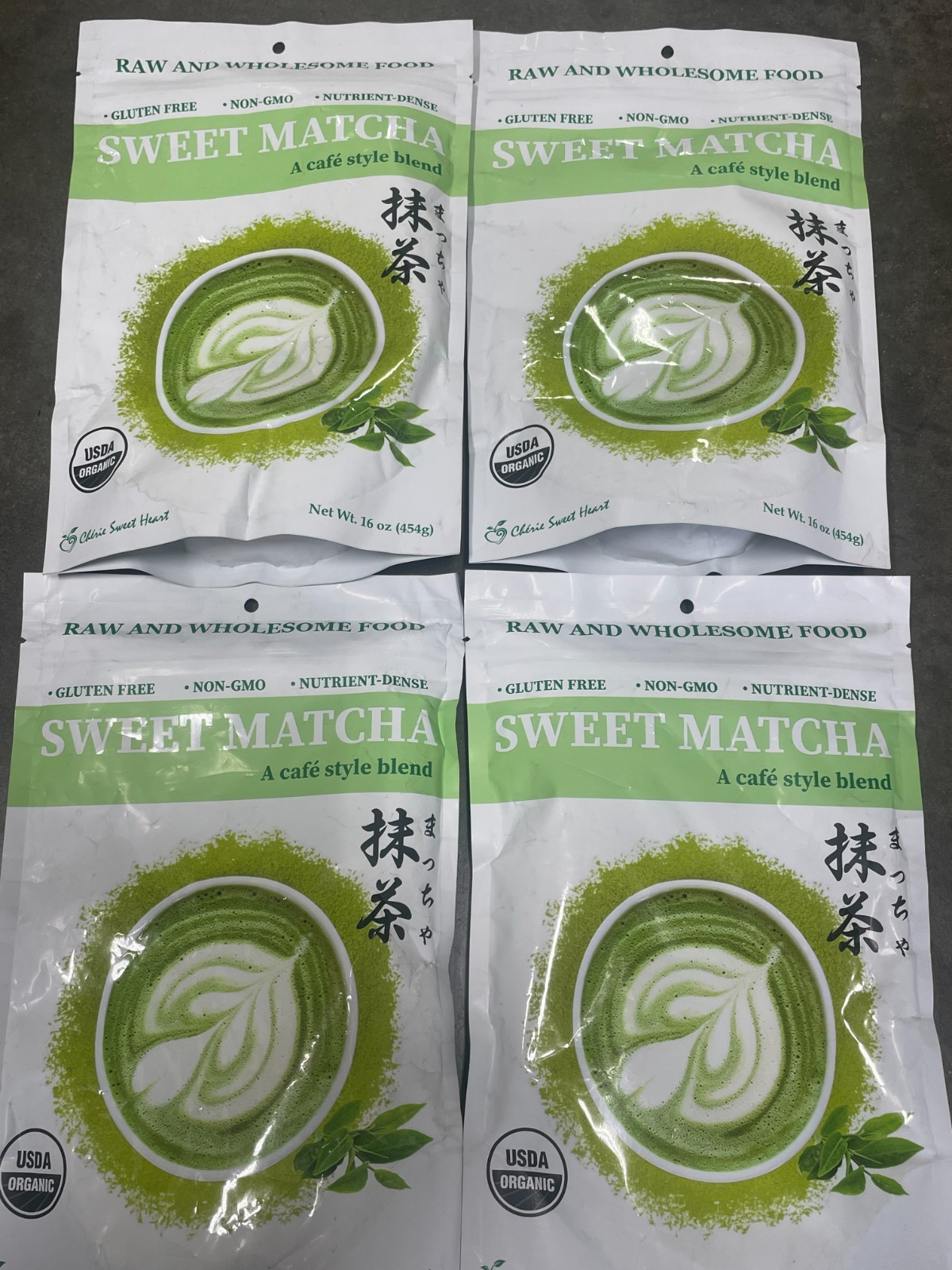 Lot of 20 Cherie Sweet Heart Sweet Matcha- 16 oz- Older Packaging
