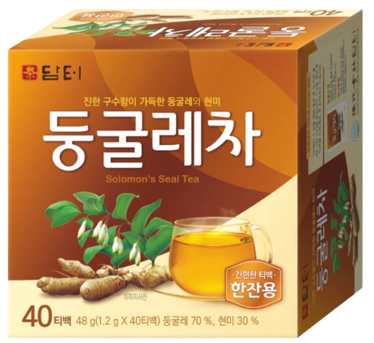 Damtuh Korean Solomon’s Seal Tea 담터 둥굴래차 – Traditional Herbal Tea