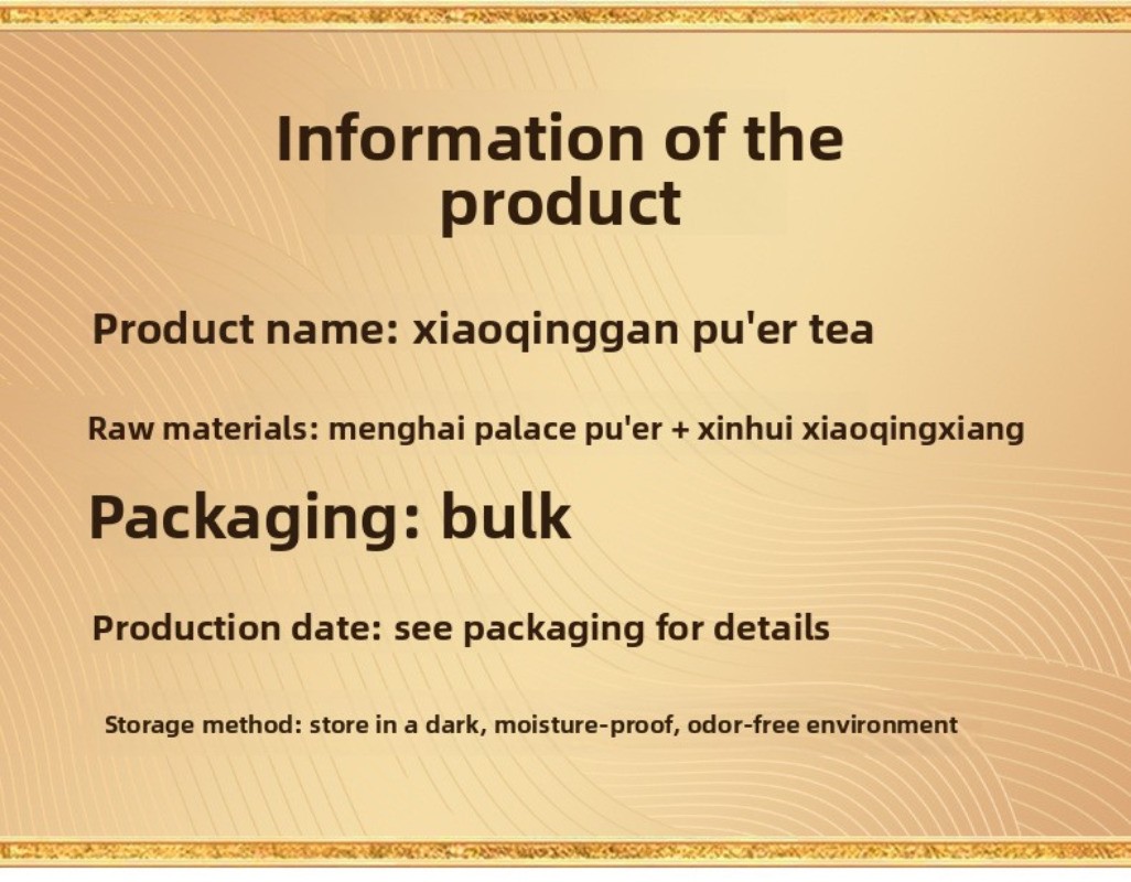 500g Small Green Orange 6 Years Chen Xiang Royal Court Ripe Pu’er Tea Bulk Tea